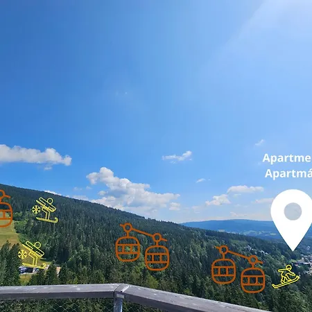 Deluxe Apartman S Terasou Janske Lazne 3 Ski&Bike By Alkatravel